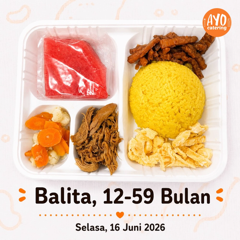Foto menu Balita 12-59 Bulan PMT Ayo Catering Depok 2026-06-16
