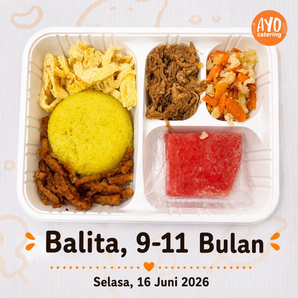 Foto menu Balita 9-11 Bulan PMT Ayo Catering Depok 2026-06-16