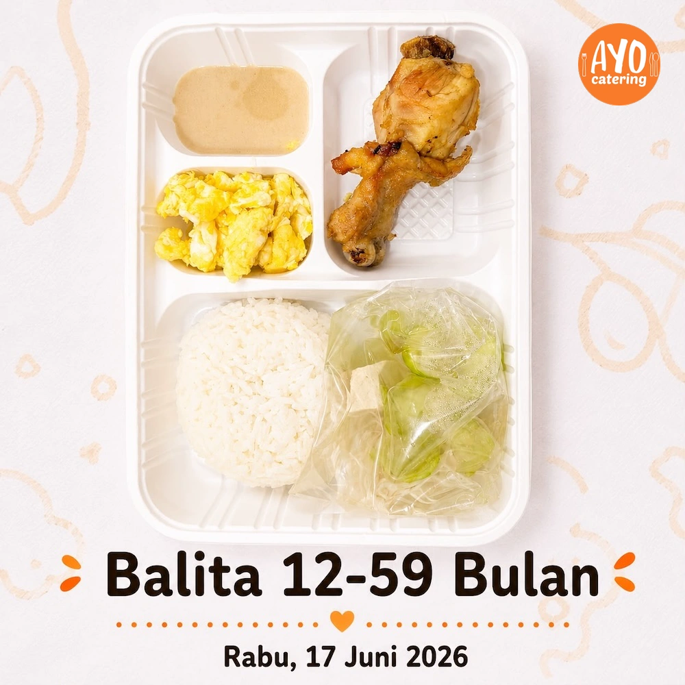 Foto menu Balita 12-59 Bulan PMT Ayo Catering Depok 2026-06-17